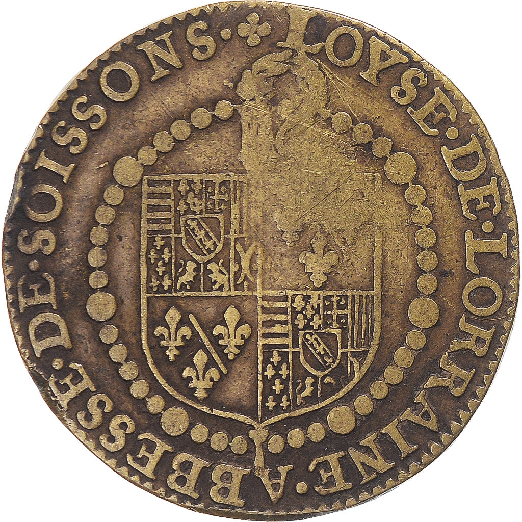 Frankreich, betaalpenning, Île-de-France, Louise de Lorraine, 1598, S+