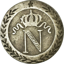 Munten, Frankrijk, 10 Centimes, 1800, Paris, ZF, Billon, Gadoury:190