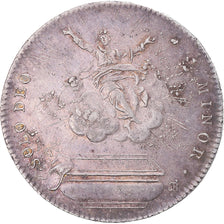 France, Token, Notre-Dame de Rouen, 1712, EF(40-45), Silver, Feuardent:6261