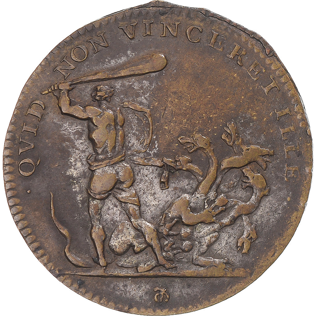 Frankrijk, Token, Antoine Clergé, 1706, FR+, Tin, Feuardent:5442