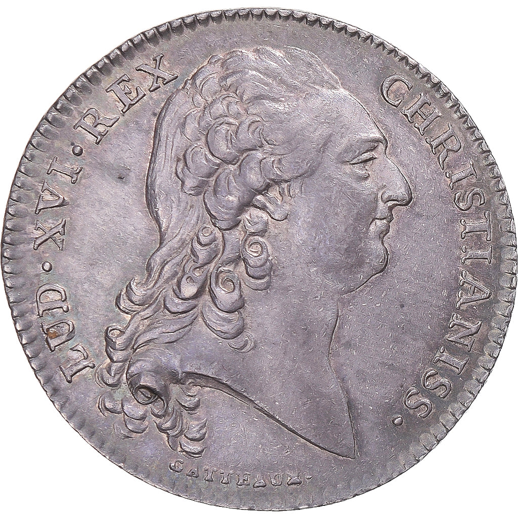France, Token, Normandie, Procureurs du Parlement, 1789, AU(50-53), Silver