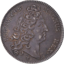 France, Token, Louis XIV, Église Sainte-Madeleine, 1710, EF(40-45), Silver