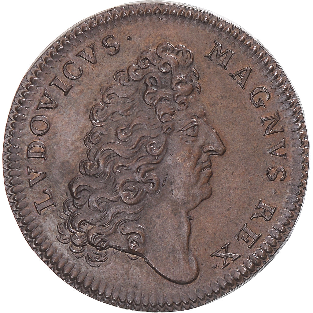 France, Token, Louis XIV, Prise de Condé-sur-l'Escaut, AU(55-58), Copper