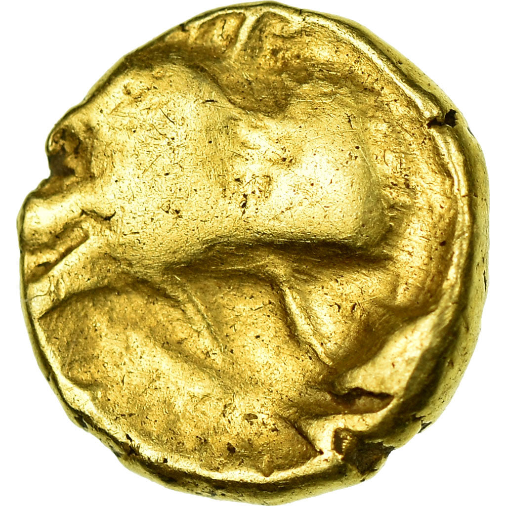 Coin, Morini, 1/4 Stater, VF(30-35), Gold, Delestrée:248