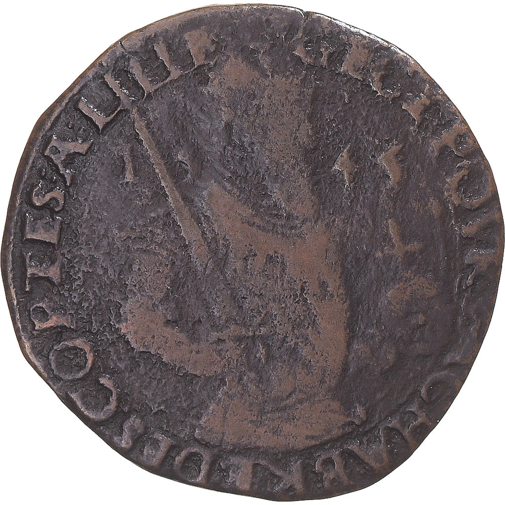 France, Token, Chambre des Comptes de Lille, 1545, VF(20-25), Copper
