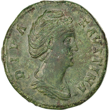 Coin, Faustina I, Sestertius, Roma, AU(50-53), Bronze, RIC:1105