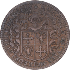 France, Token, Anjou, Michel Gohin, maire d’Angers, 1655, EF(40-45), Copper