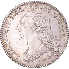 France, Jeton, Touraine, Benoist de la Grandière, maire de Tours, 1780, TTB+
