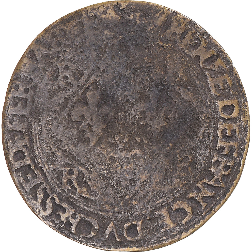 Frankreich, betaalpenning, Chartres, Renée de France duchesse de Ferrare, SGE+