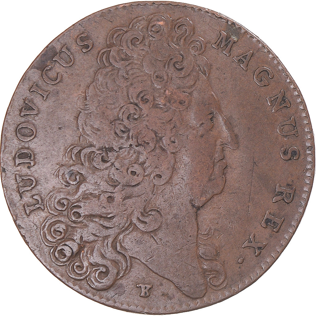 France, Token, Louis XIV, États de Lille, 1713, VF(30-35), Copper