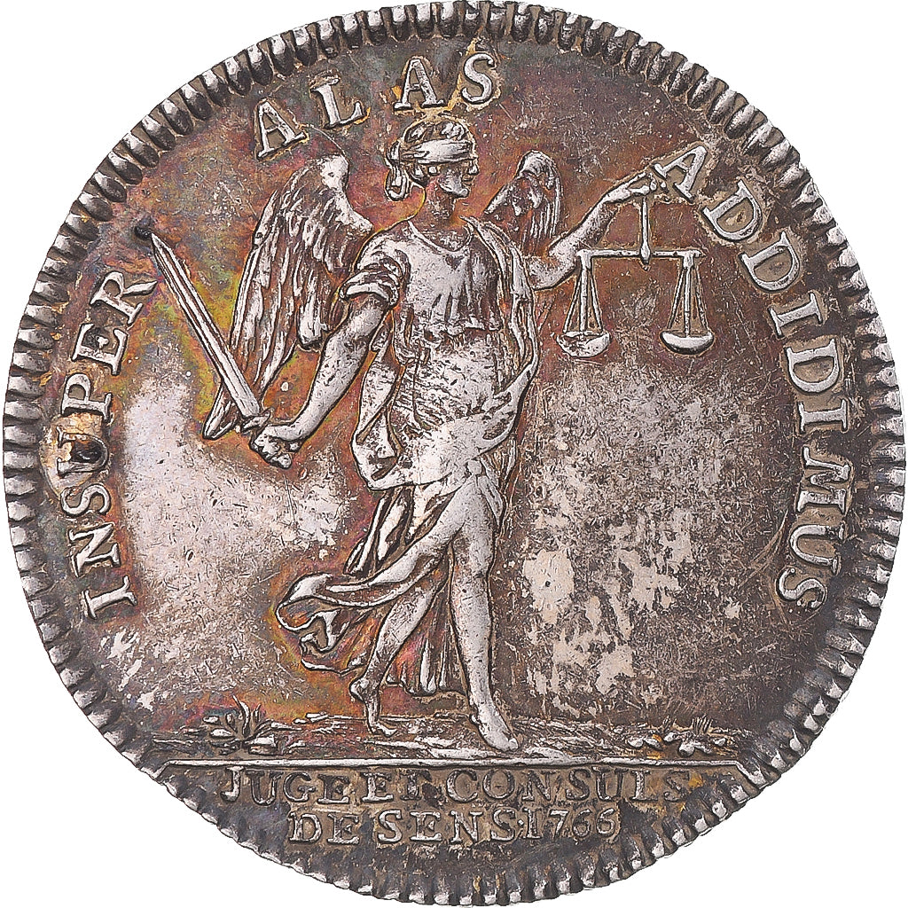 Frankreich, betaalpenning, Louis XVI, Juges et Consuls de Sens, 1775, SS+