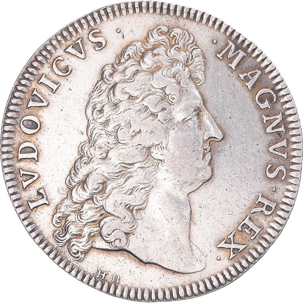 France, Token, Louis XIV, États de Lille, 1687, AU(50-53), Silver