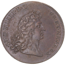 France, Token, Louis XIV, États de Lille, 1677, EF(40-45), Copper
