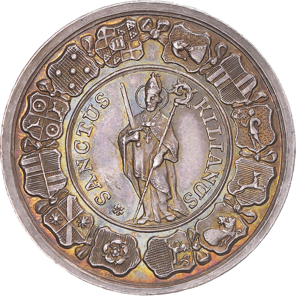 Monnaie, Etats allemands, WURZBURG, Sede Vacante, 1/2 Thaler, 1749, Würzburg