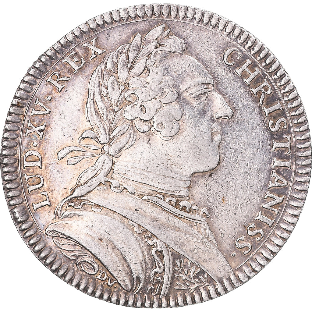 France, Token, Louis XV, Le dénuement des couvents, 1753, EF(40-45), Silver