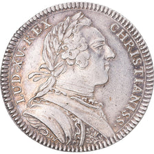 France, Token, Louis XV, Le dénuement des couvents, 1753, EF(40-45), Silver