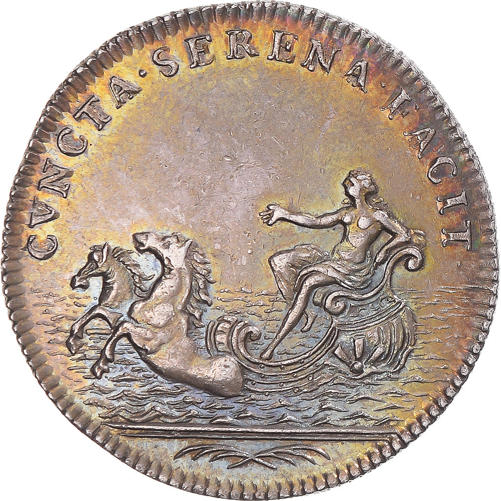 France, Token, Chambre de Commerce de Rouen, 1797, AU(50-53), Silver