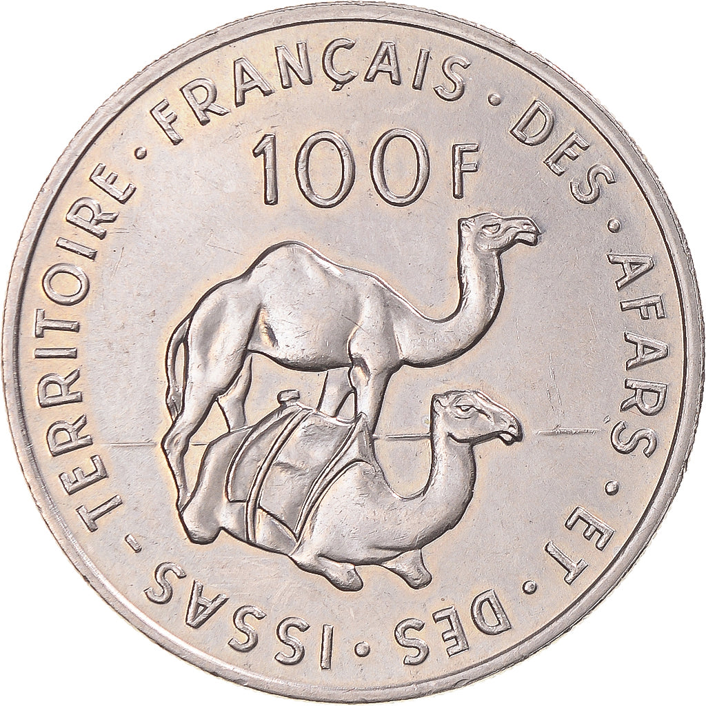 Münze, FRENCH AFARS & ISSAS, 100 Francs, 1970, Paris, VZ+, Kupfer-Nickel, KM:19