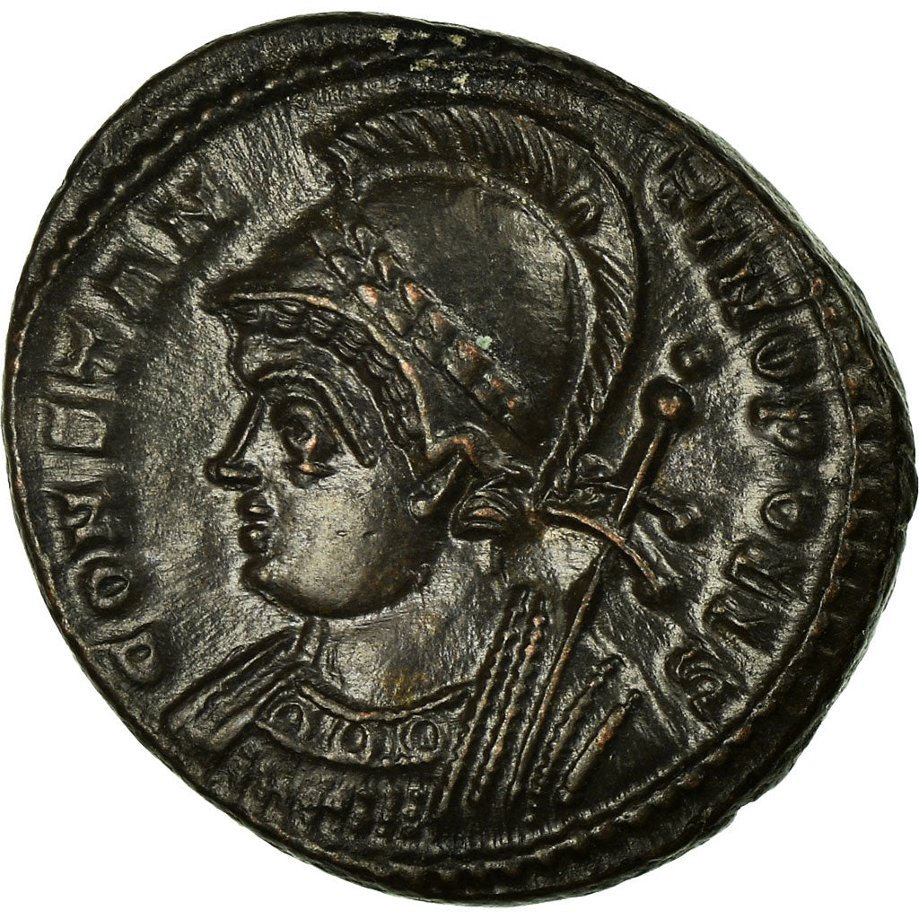 Coin, City Commemoratives, Follis, Lyons, MS(63), Bronze, RIC:246
