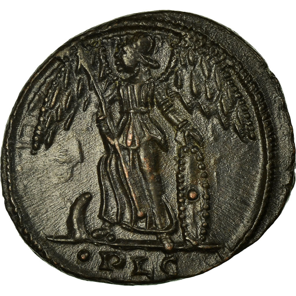 Coin, City Commemoratives, Follis, Lyons, MS(63), Bronze, RIC:246