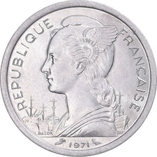 Coin, FRENCH AFARS & ISSAS, Franc, 1971, Paris, MS(63), Aluminum, KM:16