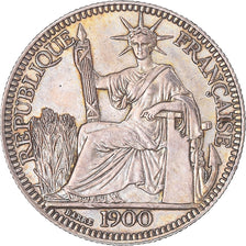 Coin, FRENCH INDO-CHINA, 10 Cents, 1900, Paris, MS(60-62), Silver, KM:9