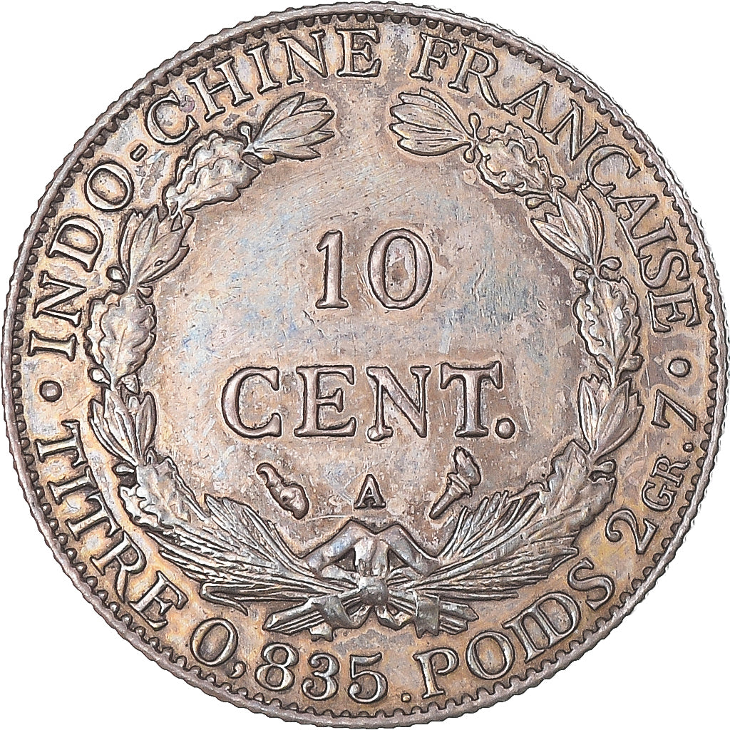 Coin, FRENCH INDO-CHINA, 10 Cents, 1900, Paris, MS(60-62), Silver, KM:9