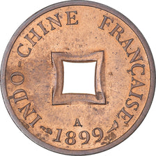 Coin, FRENCH INDO-CHINA, Sapèque, 1899, Paris, MS(63), Bronze, KM:6