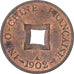 Coin, FRENCH INDO-CHINA, Sapèque, 1902, Paris, MS(60-62), Bronze, KM:6