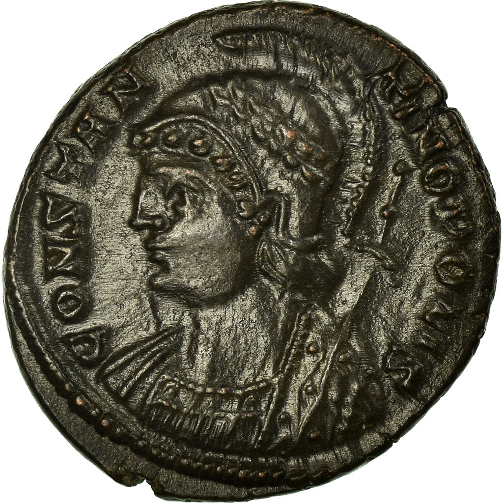 Coin, Constantinople, City Commemoratives, Follis, 332-333, Trier, AU(55-58)