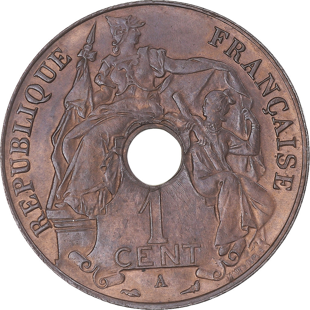 Monnaie, Indochine française, Cent, 1931, Paris, SUP, Bronze, KM:12.1