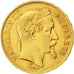 Francia, Napoleon III, Napoléon III, 20 Francs, 1867, Strasbourg, BB, Oro, K...