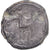 Münze, Suessiones, potin au rameau cheval a gauche, 60-50 BC, S, Potin