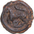 Munten, Sequanes, potin toc au cheval petit module, 60-50 BC, FR+, Potin