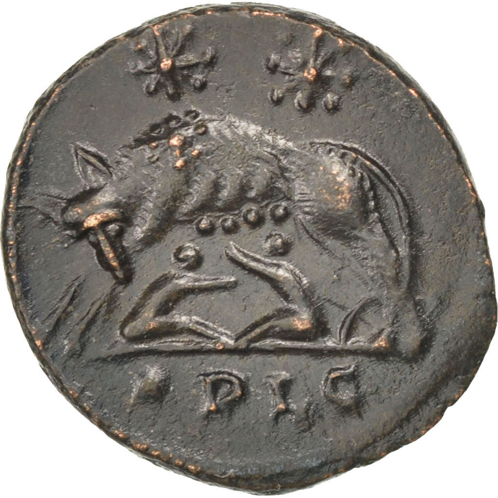 City Commemoratives, Follis, Lyons, MS(63), Bronze, RIC #247, 2.71