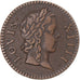 Moneta, Francia, Louis XIV, Denier Tournois, 1648, Paris, BB, Rame, KM:167