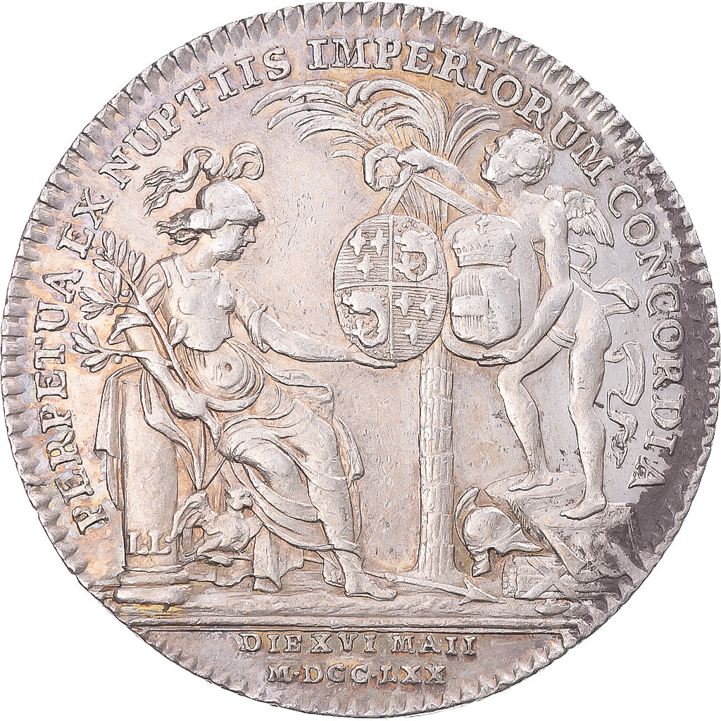 France, Token, Dauphiné, Mariage du dauphin Louis (futur Louis XVI), 1770