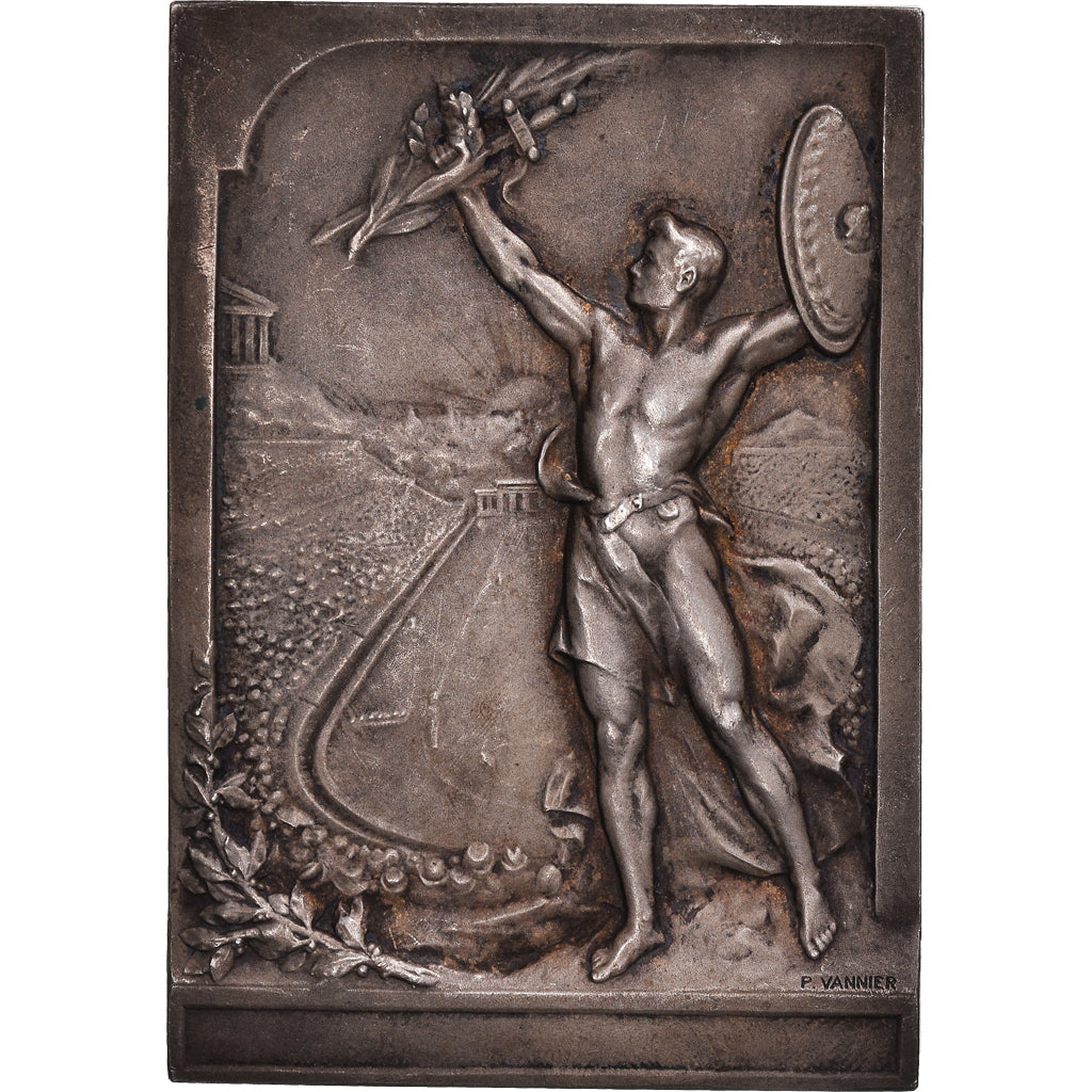 France, Médaille, Jeux Olympiques d'Athènes, 1906, Vannier, SUP, Bronze