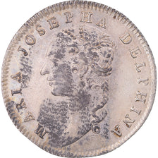 France, Token, Dauphiné, Marie-Josephe de Saxe, 1754, EF(40-45), Silver
