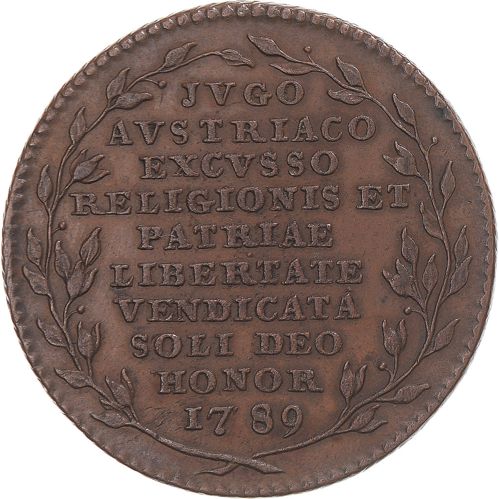 Belgium, Token, Comté de Flandre, Joseph II, 1790, AU(50-53), Copper