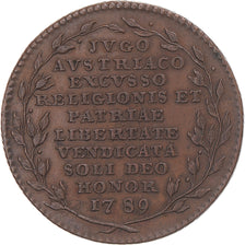 Belgium, Token, Comté de Flandre, Joseph II, 1790, AU(50-53), Copper