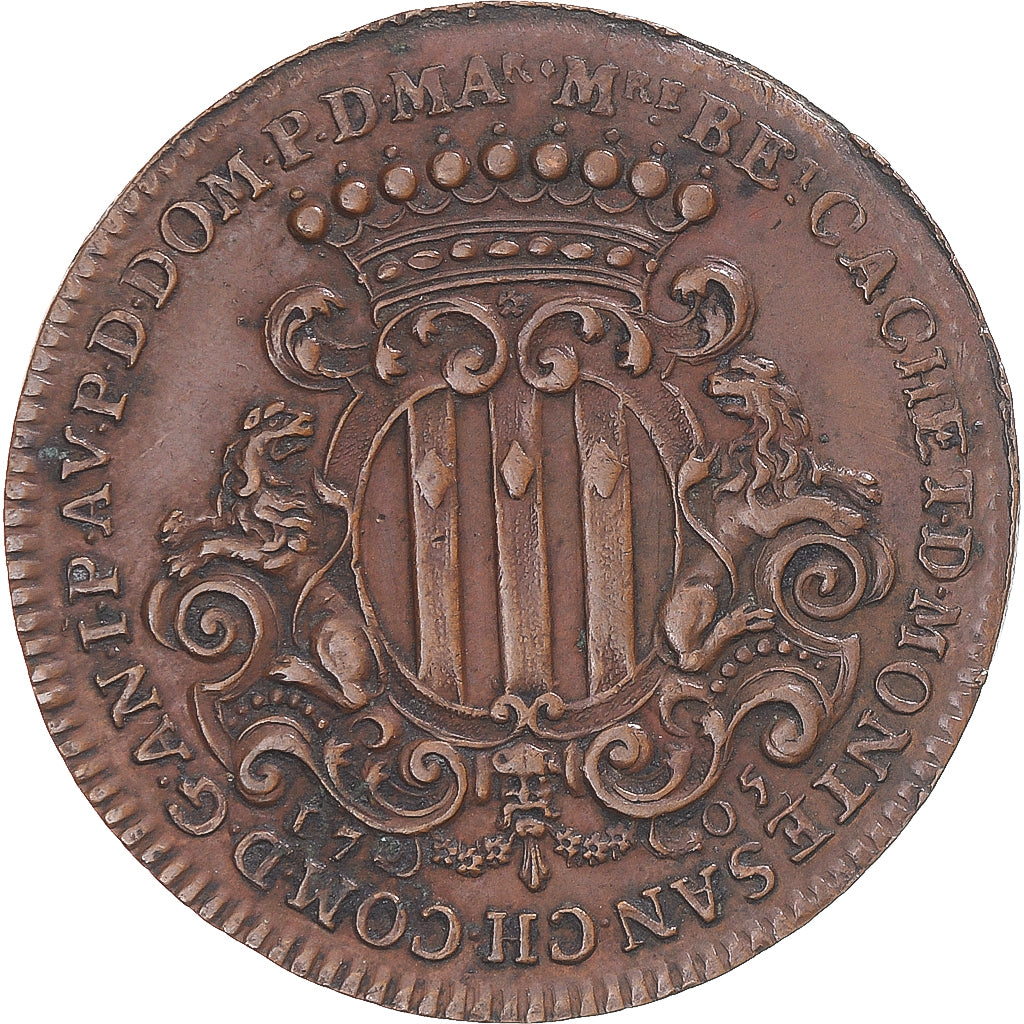 France, Token, Consulat de Lyon, Benoît Cachet de Montesan, 1705, AU(50-53)