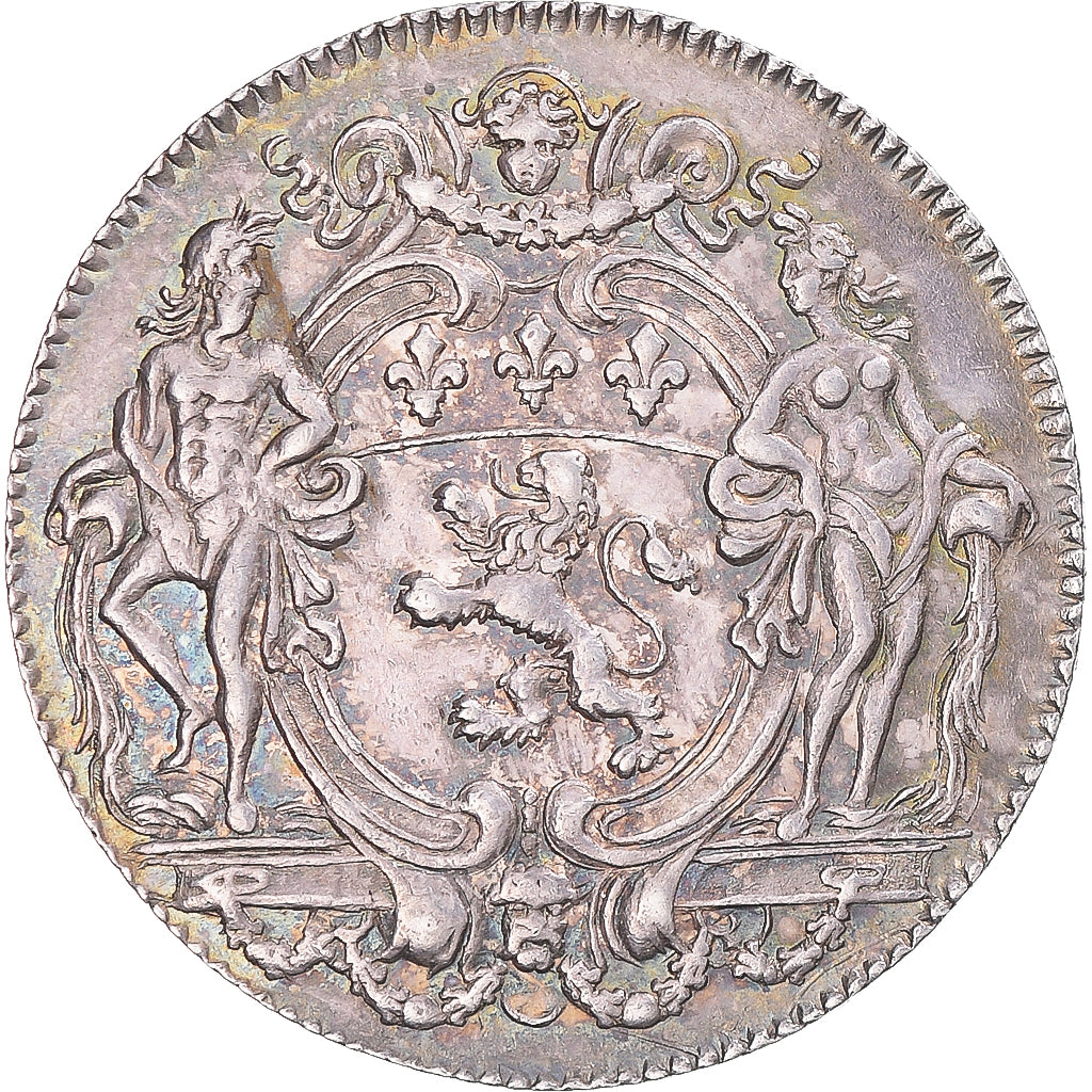France, Token, Lyon, Louis Ravat, Prévôt des marchands, 1713, AU(55-58)