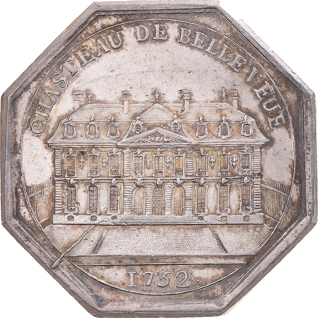France, Token, Cour des Monnaies de Paris, 1768, AU(55-58), Silver