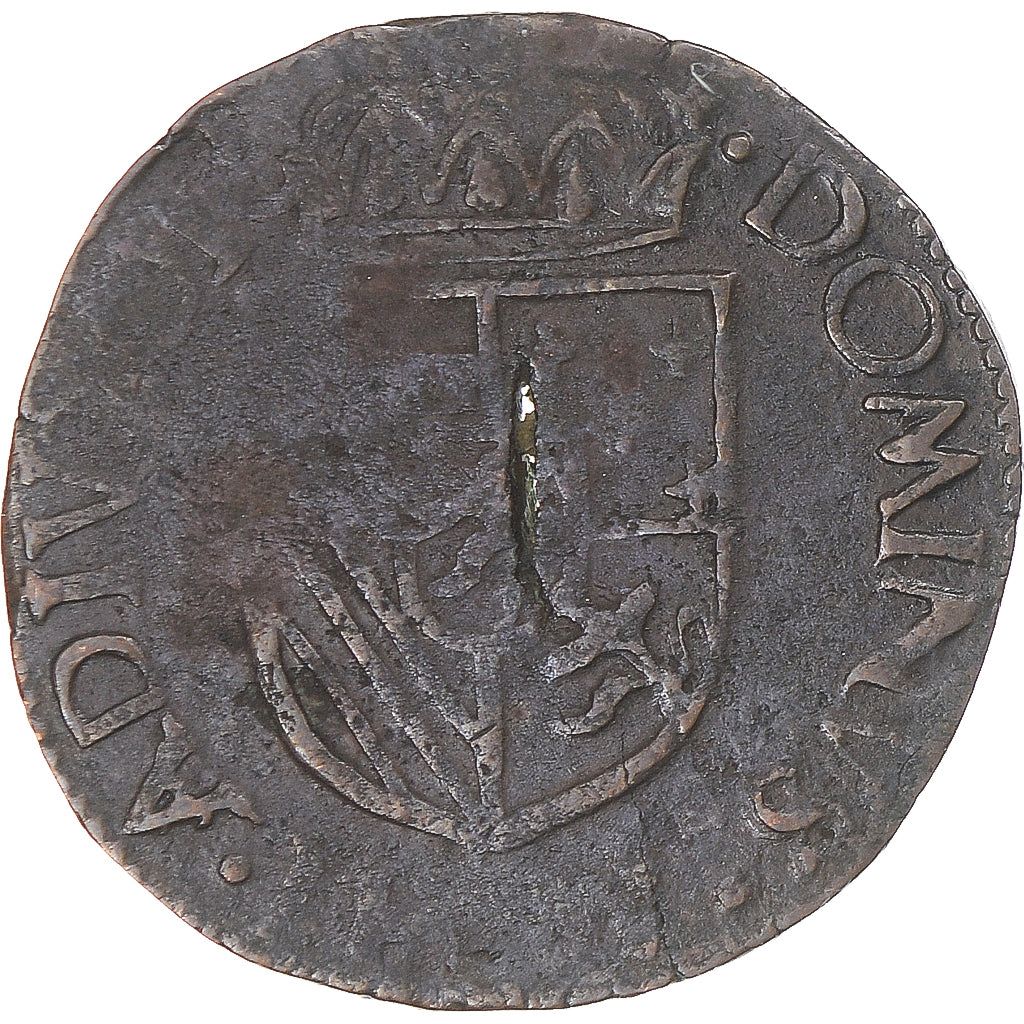 Monnaie, Pays-Bas espagnols, Philippe II, Duit, 1583, Maastricht, TB+, Cuivre