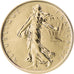 Coin, France, Semeuse, Franc, 2001, Paris, BU, MS(65-70), Gold, KM:925.1a