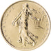 Coin, France, Semeuse, Franc, 2001, Paris, BU, MS(65-70), Gold, KM:925.1a