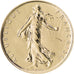 Coin, France, Semeuse, Franc, 2001, Paris, BU, MS(65-70), Gold, KM:925.1a