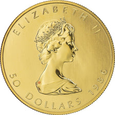Coin, Canada, Elizabeth II, 50 Dollars, 1986, Royal Canadian Mint, Ottawa
