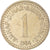 Moneda, Yugoslavia, Dinar, 1984, MBC+, Níquel - latón, KM:86